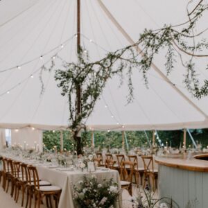 Christopher James Events Wedding Marquee and venue Setup