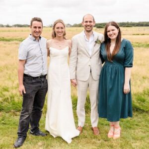 Chris at a wedding where Christopher James Events provided services